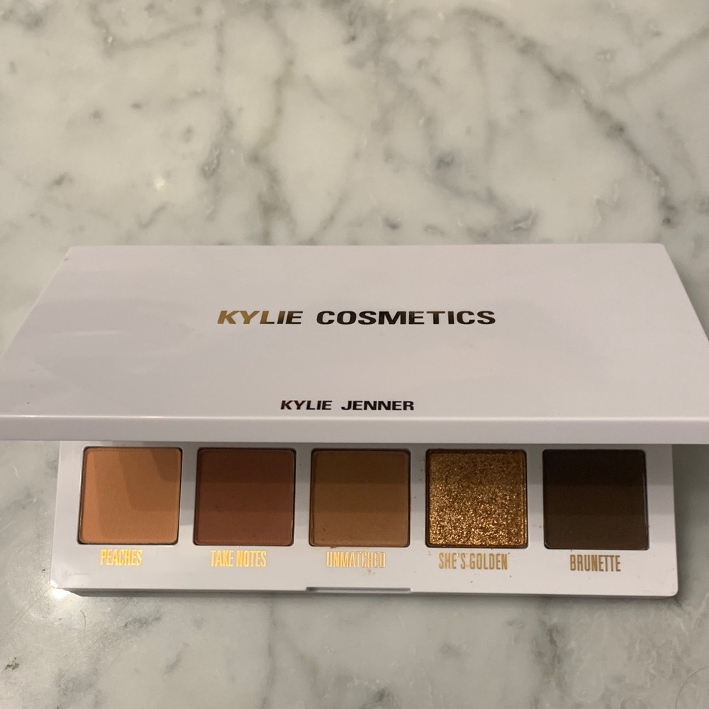 Kylie Cosmetics Eyeshadow Palette - Peach, Gold, and Brown Tones